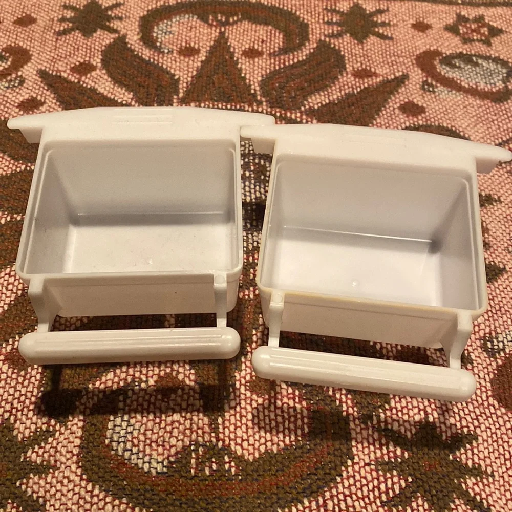 Two birdcage feeders
